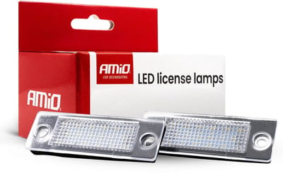 AMiO LED Kentekenverlichting CLP09 VAG – Set van 2 Universele Nummerplaatverlichting Lampen voor VAG Volkswagen VW Skoda