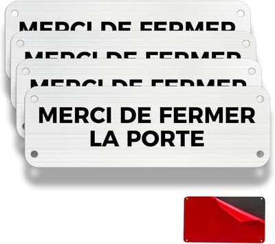 Veiligheidsbord - Alarm Bord - Toegangscontrole - Waterproof Aluminium - 15x5cm - Zwart