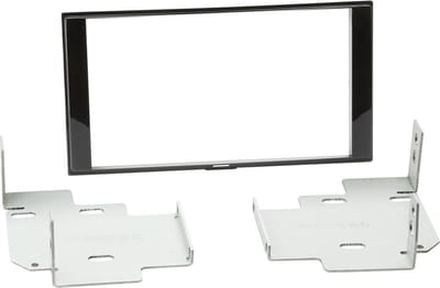 2-DIN Paneel geschikt voor Nissan Micra/ Note 2013-2019 - Kleur: Piano Zwart