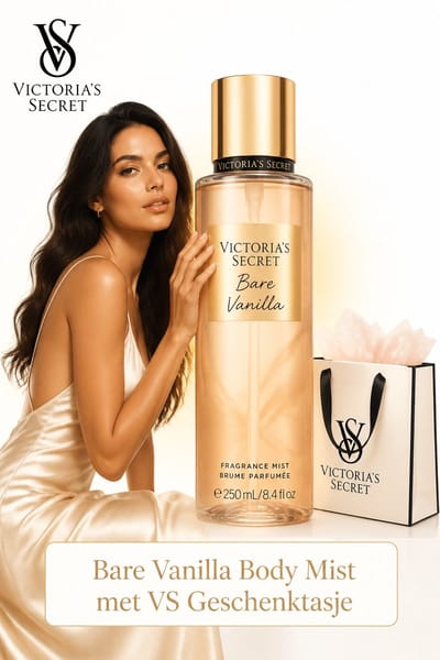 Victoria's Secret - Bare Vanilla Fragrance Body Mist 250 ml | Met Cadeauzakje