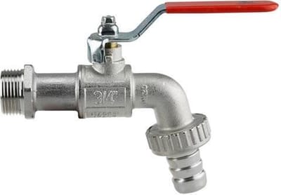 Kraan G 1/2 messing vernikkeld