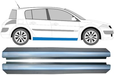 Reparatie dorpel voor Renault Megane II 2003-2012 / Links + Rechts / Set