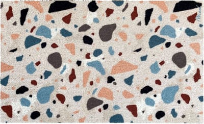 Mad About Mats - PABLO - deurmat - terrazzo - schoonloop/scraper - wasbaar - 67x110cm