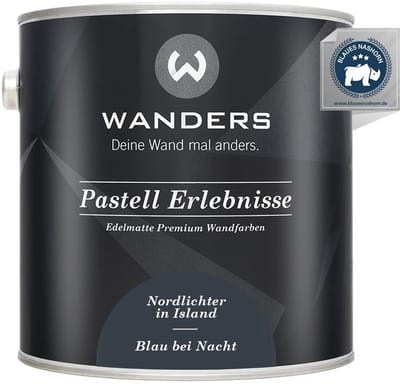 Wanders Muurverf - Edelmatte Krijtverf voor Hout en Meubels - Donker Blauwgrijs Nacht - 2,5L