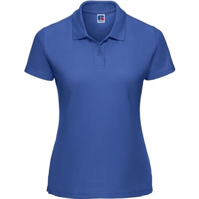 Russell Dames/Dames Klassiek Effen Poloshirt van Polycotton (Helder Koningsblauw)