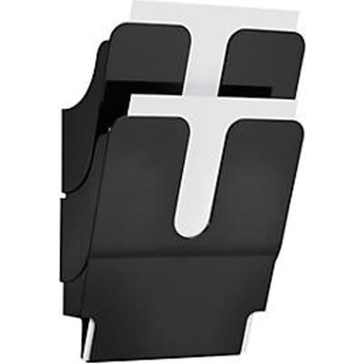 Durable Flexiplus A4 zwart wandrek foldersteunen (Per doos/2)