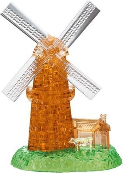 Crystal Puzzle 3d Puzzel Windmolen 64 Stukjes
