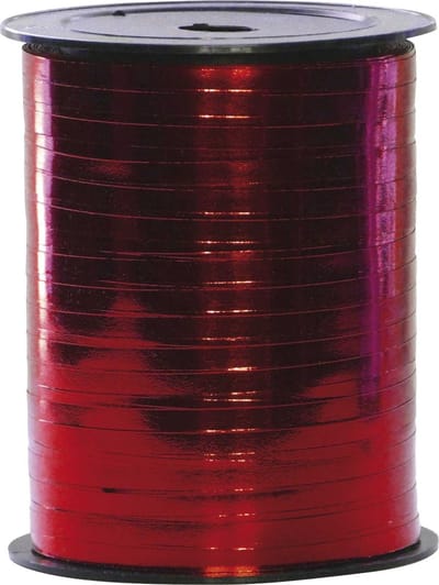 Ballon Lint Metallic Rood - 250m