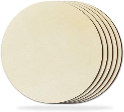 Houten Cirkels - Ronde Plaquettes - Hobby Knutselen - Natuurlijk Hout - 20 cm Diameter - Onbewerkt