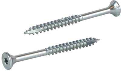Radix Torx 20 Spaanplaatschroef - Platkop + Snijpunt - 5,0 x 60mm/36 - Verzinkt - Deeldraad (200 stuks)