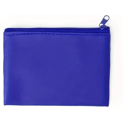 Kleine Geldbeurs, Mini Portemonnee, Muntzakje, Kaarthouder, Rits, Handtas, Munt Portemonnee blauw