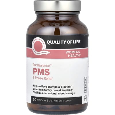 Qualité de Vie, Soulagement PureBalance SPM étape 3, 60 gélules végétales