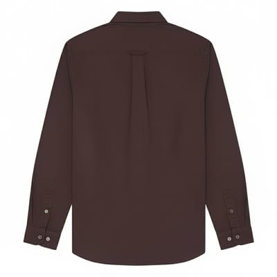 Lyle & Scott Heren Tonaal Eagle Oxford Overhemd (Groen)