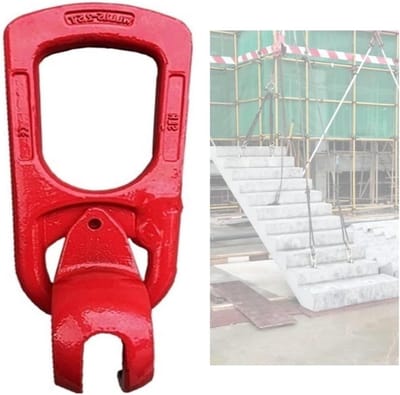 Hijsring Prefab Beton - Ringpaneel Apparaat - Beton Elementen Hijsen - Werkbelasting 2.5T - 1.5 kg - Staal
