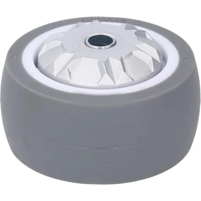 Roulette en caoutchouc TPR 4 pouces Robuste Résistante à l'usure Silencieuse Roue de pneu de remplacement pour diables Chariot