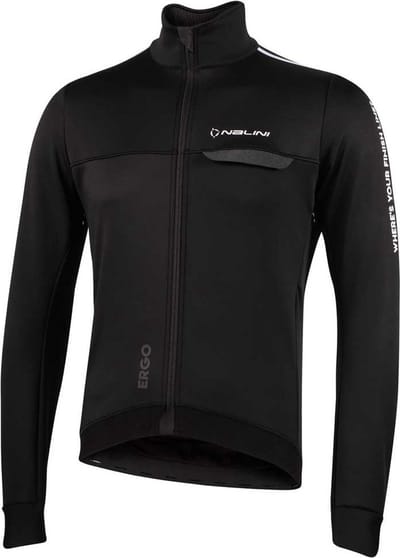 Nalini Fietsjack Heren Zwart Paars - ERGO SHIELD JKT BLACK VIOLET - XL