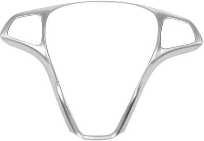 Jhubersproducts - Auto Stuurwiel Knop Frame Trim - Verhoog rijcomfort - Zilver - Stijlvol ontwerp - Geschikt voor Vito W447 2014-2017 - Premium kwalit