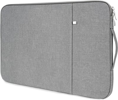 Laptop Hoes - Laptophoes Grijs 15.6 inch - Waterdichte laptophoes - Schokbestendig - Krasbestendig - Spatwaterdicht - Laptop Case - Grijs