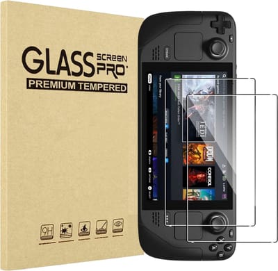 Screenprotector voor Valve Steam Deck - 2 stuks Beschermglas van glas Transparante glazen schermbeschermfolie