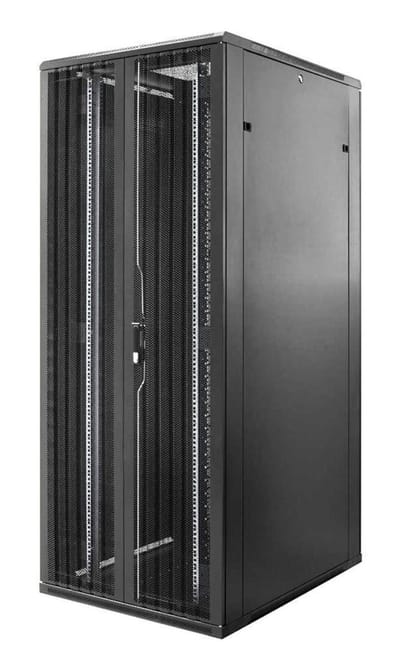 DSIT 47U serverkast met dubbele geperforeerde voor- en achterdeur 800x1000x2200mm (BxDxH) - serverbehuizing - serverrack - 19 inch