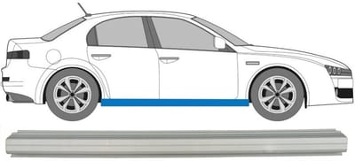 Reparatie dorpel voor Alfa Romeo 159 2005-2012 / Rechts