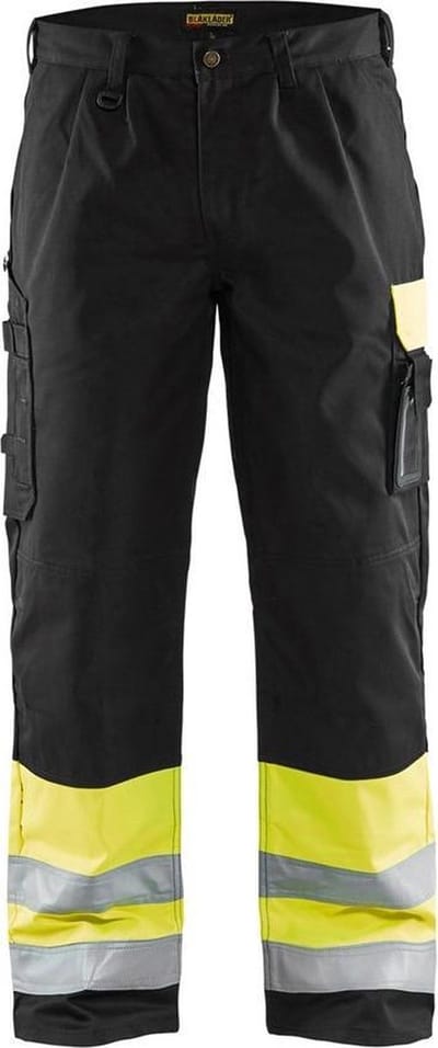 Blaklader Werkbroek High Vis 1584-1860 - High Vis Geel/Zwart - C54