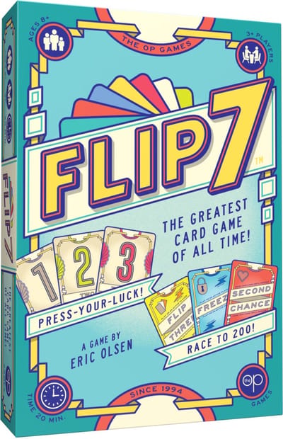 Flip 7 - Kaartspel - Engelstalig