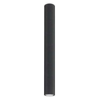 Sollux Lighting Plafondlamp Karbon - GU10 - zwart - aluminium - 60x6.5x6.5cm