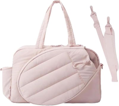 Sporttas Dames - Sporttas Racket - Sporten Reizen - Waterdicht Schoenenvak - 35 Liter - Roze