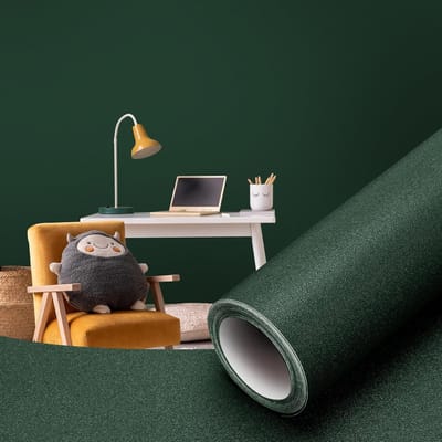 55cm Breedte Zelfklevende Folie Groen Mat Verdikte Sticker Meubels Keuken voor Kasten Tafels Muur DIY Renovatie Behang 40cmx5M