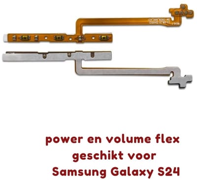 Power en volume flexkabel voor Samsung Galaxy S24
