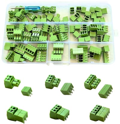 40x Klemmenblokken Schuifconnectoren 2, 3 en 4-polig voor Printplaat (PCB)