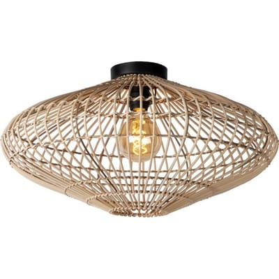 Lucide MAGALI - Plafonnière (Plafondlamp) - Ø 56 cm - 1xE27 - Naturel
