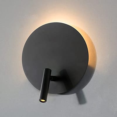 Wandlamp met leesverlichting 2-in-1 voor binnen - 6W LED wandlamp en 3W leeslamp