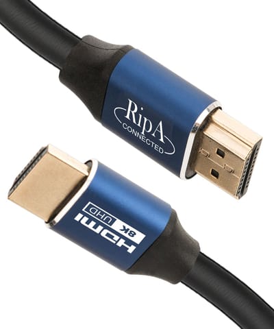 HDMI kabel 2.1 Ultra High Speed - 8K 60Hz & 4K 120Hz - eARC - PS4, PS5 & Xbox Series X - 0,75 m - Blauw