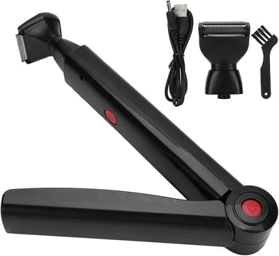 Lichaamshaartrimmer - Ontharingsapparaat - Gladde Huid - Ergonomisch Ontwerp - 37 cm Uitgeschoven - Zwart