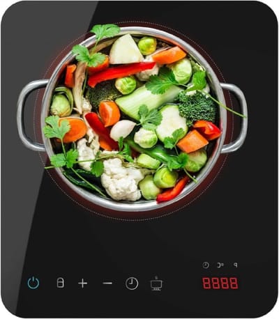 Draagbare Kookplaat - Inductiekookplaat - Snel Koken - 10 Vermogensstanden - 2000 Watt - Zwart