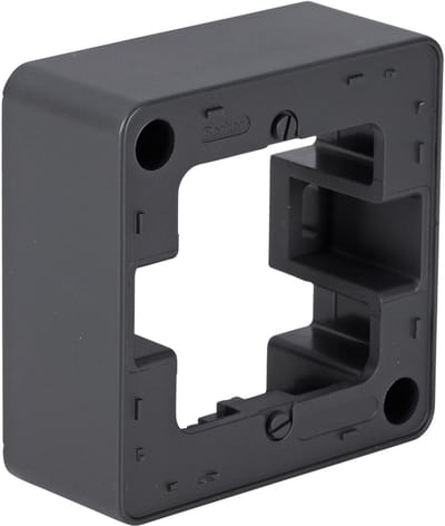 Berker Q1 opbouwraam - inbouw - 1-voudig - antraciet