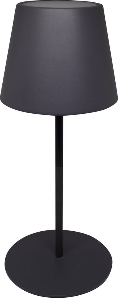 Eurotrail Sirius Oplaadbare Tafellamp – Metalen Lamp met Tiptoets Dimmer, Warm & Wit Licht