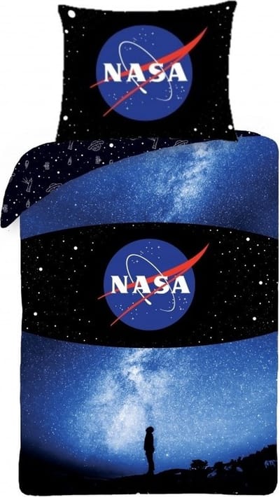 NASA Dekbedovertrek Melkweg - Eenpersoons - 140 x 200 cm - Katoen