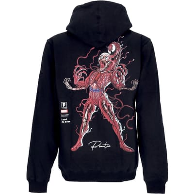 Carnage Hoodie X Marvel X Nychos zwarte herenhoodie