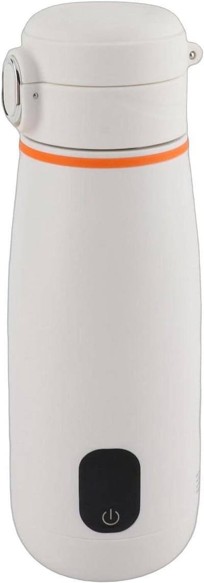 Reiswaterkoker - Draagbare boiler - Warm water onderweg - Draadloos verwarmen - 350 ml - Zwart