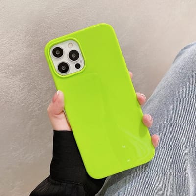 Coque de téléphone brillante couleur bonbon pour iPhone 11 Coque iPhone 15 Pro 11 13 14 Pro Max 12 7 8 Plus XR XS X SE Housse de mode antichoc For iPhone 12
