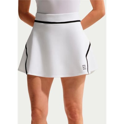 Nike Court Dri-Fit Advantage High Rise Rok Dames-wit