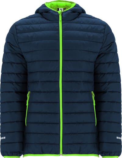 Roly Unisex Norway Sport Jacket RY5097 - Navy Blue 55/Fluor Green 222 - S