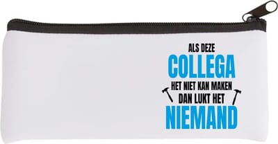Akyol - als deze collega Etui - Collega - een collega - werk - afscheidscadeau - verjaardagscadeau - kado - 20 bij 9 cm