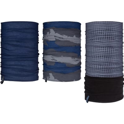 Avento Colsjaal Set Heren - Active - 3 Stuks - Blauw/Grijs