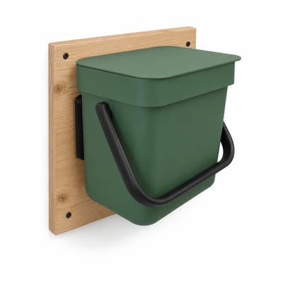 Wandhouder Geschikt voor Brabantia Sort & Go – Wandbevestiging – Muurbeugel – Ruimtebesparende Opbergoplossing – Vervangingsonderdeel – Zwart