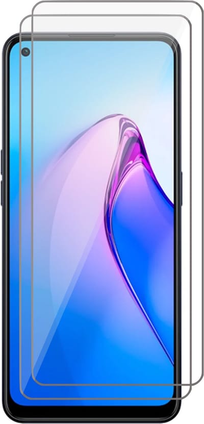 Screenprotector geschikt voor Oppo Reno 8 - 2x Glas Screen Protector