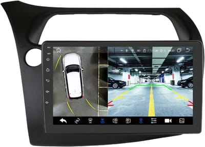Autoradio bluetooth met camera - Carplay - Voor Honda Civic Hatchback (2005-2011) - Geschikt voor Apple en Android - Stereo - Navigatie - Navigatiesysteem auto